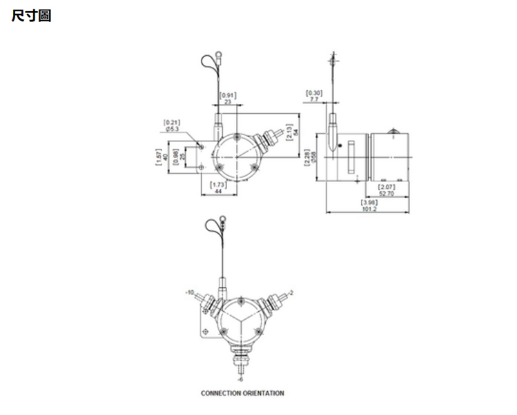 線性傳感器尺寸圖 線性傳感器尺寸圖